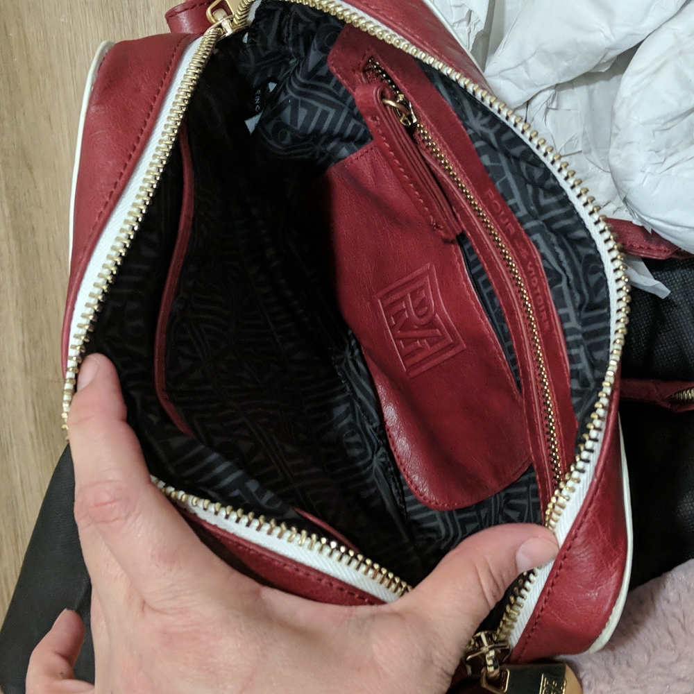 Pour La Victoire leather handbag - Picture 14 of 17